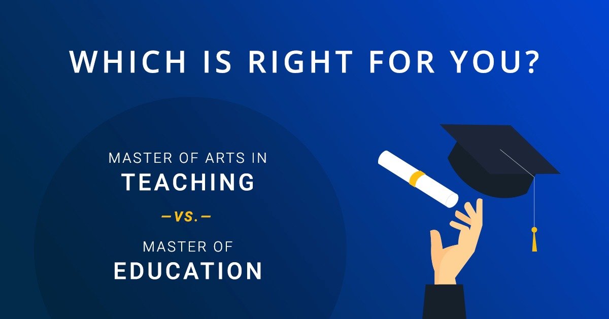 Masters of Education vs. Master of Arts in Teaching