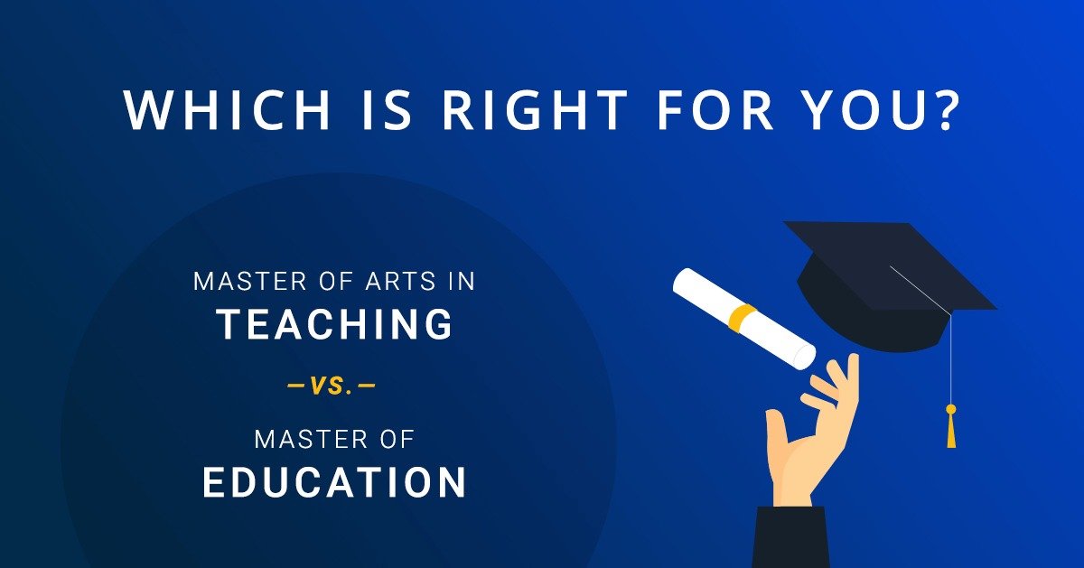 Which Is Right For You  Master Of Arts In Teaching Vs. Master Of Education 1 