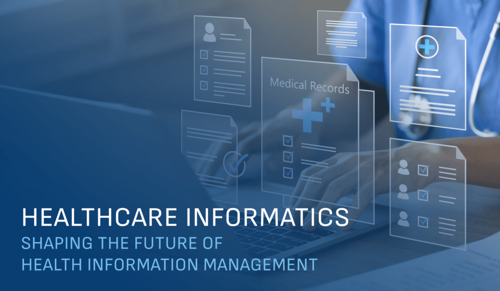 Healthcare informatics graphic