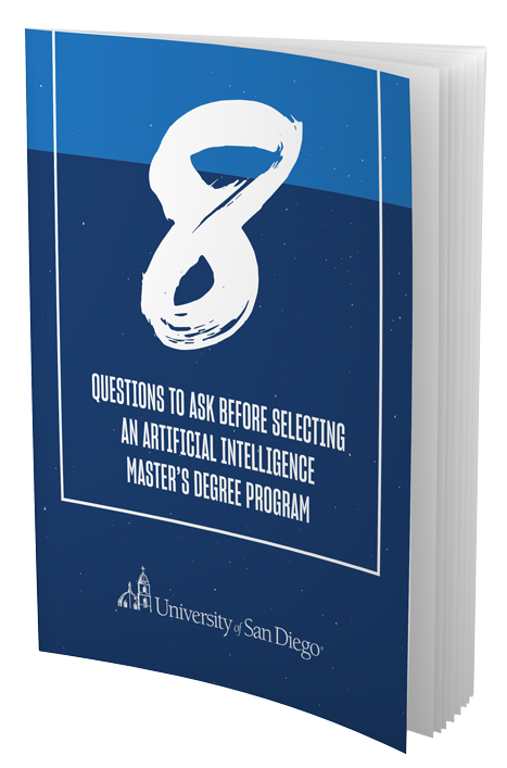 Cover of 8 Questions to Ask Before Selecting an Artificial Intelligence Master's Degree Program Book