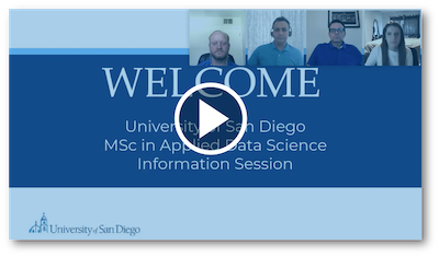 USD MS in Applied Data Science Information Session Webinar