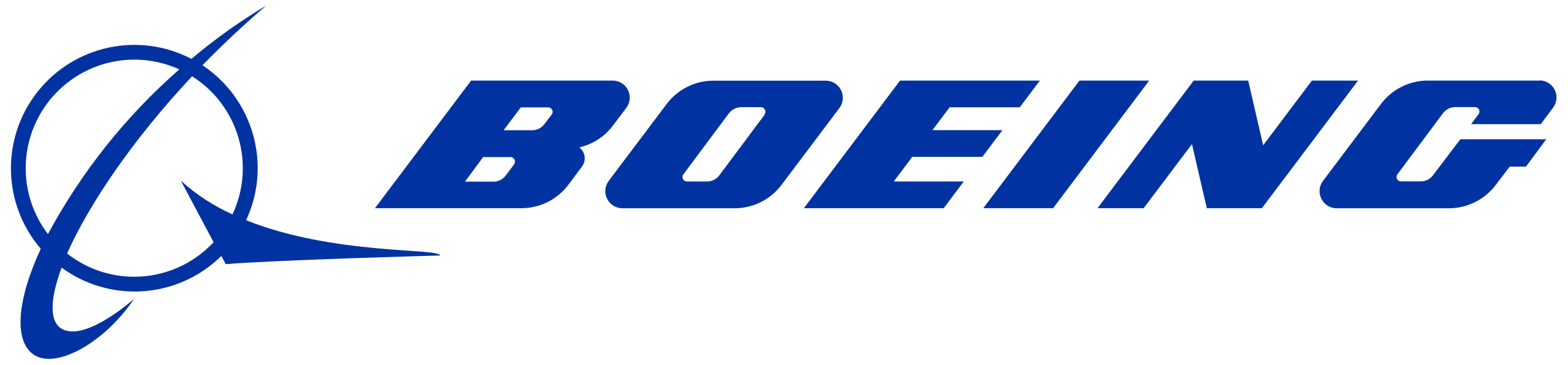 Boeing logo for where students work