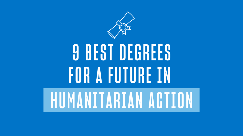 9 Best Degrees For a Future In Humanitarian Action with diploma icon