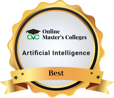 Online Master's Colleges Best in Artificial Intelligence Badge