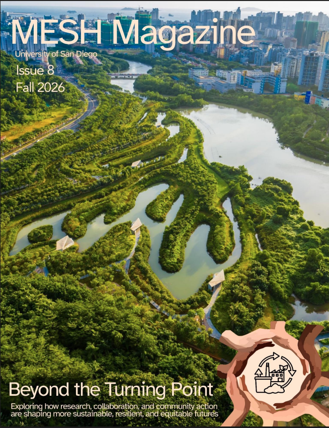 Magazine Cover for Issue 8 of Mesh. Beyond the Turning Point.