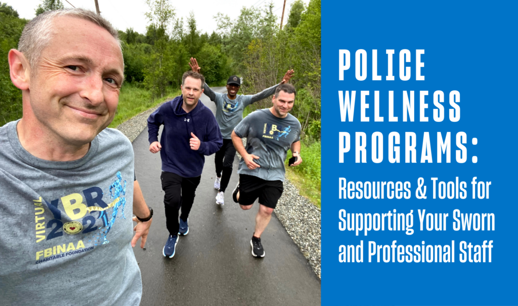 LEPSL alumnus Gerard Asselin and members of Anchorage Police Department running in the Virtual Yellow Brick Road event