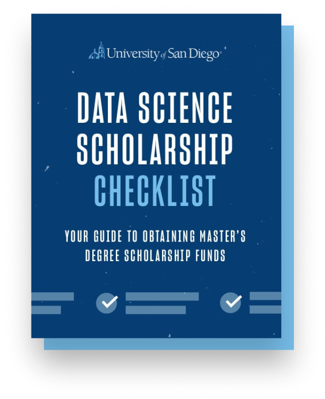 Cover of the data science scholarship checklist