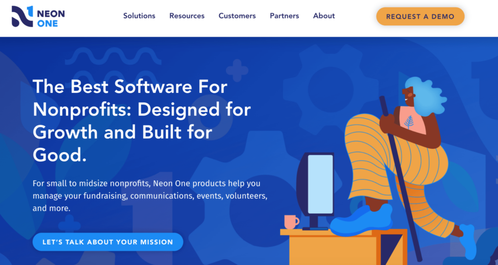 image_tooltip screenshot of the homepage of the website neon one