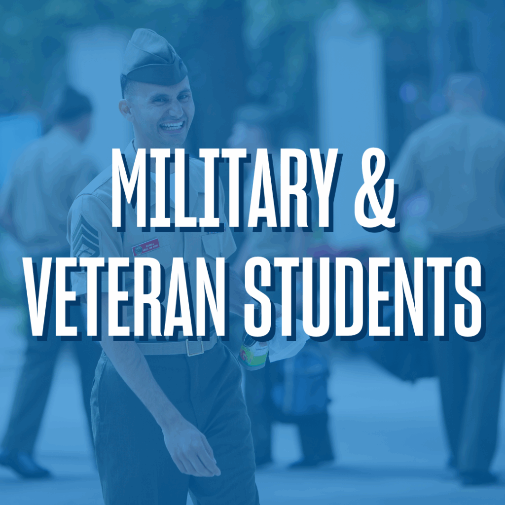 new student resources for military and veteran students 