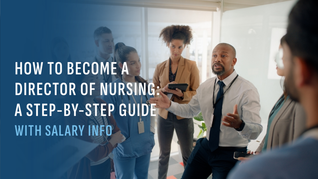 Nursing director talking with other healthcare professionals