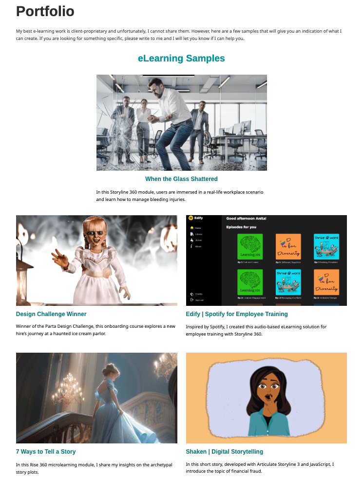 Anita Kumar Portfolio