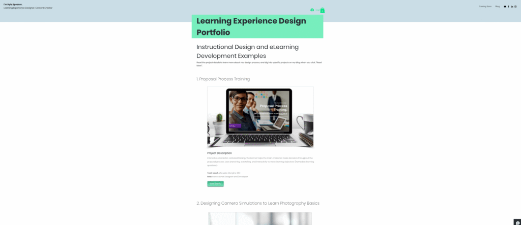 Nyla Spooner Porfolio