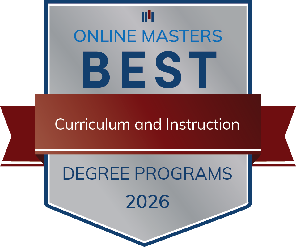 Online Masters Best Curriculum and Instruction Degree Programs 2026 Badge