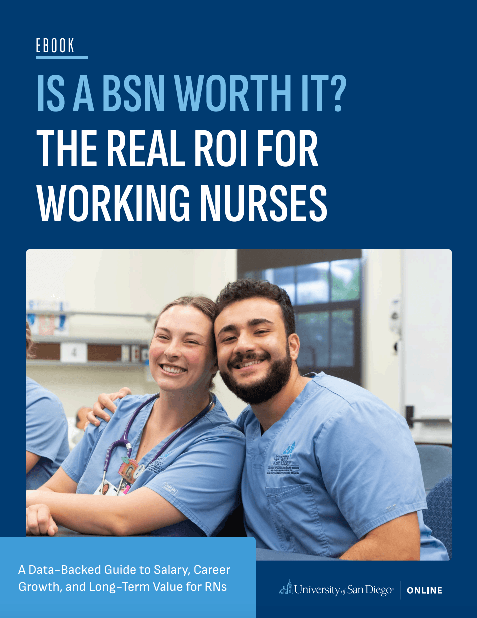 The ROI of a BSN: How Your Degree Pays Off eBook Cover