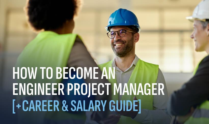 Engineer project manager talking to fellow coworkers